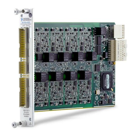 National Instruments PXIe-4322 installation guide
