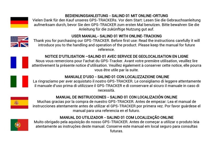 Salind Salind 01 user manual