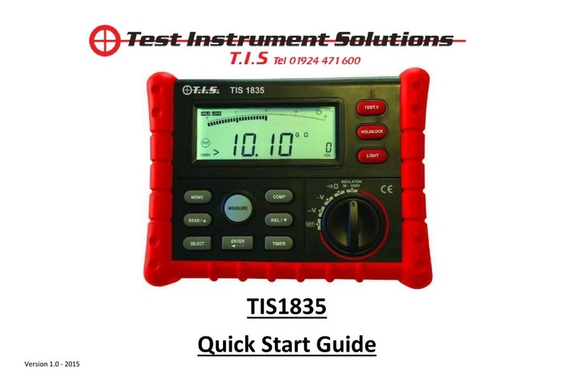 T.I.S. TIS1835 quick start guide