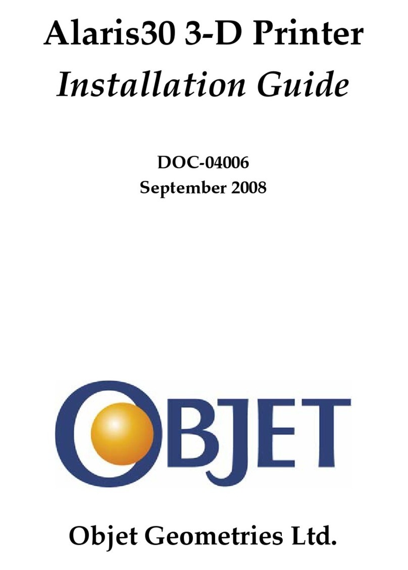 Objet Alaris30 installation guide