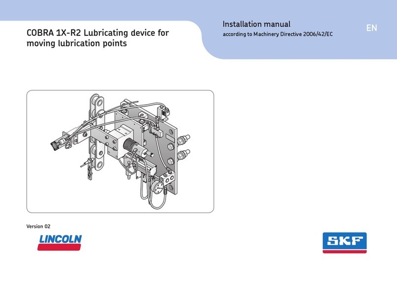 SKF Lincoln COBRA 1X-R2 User manual