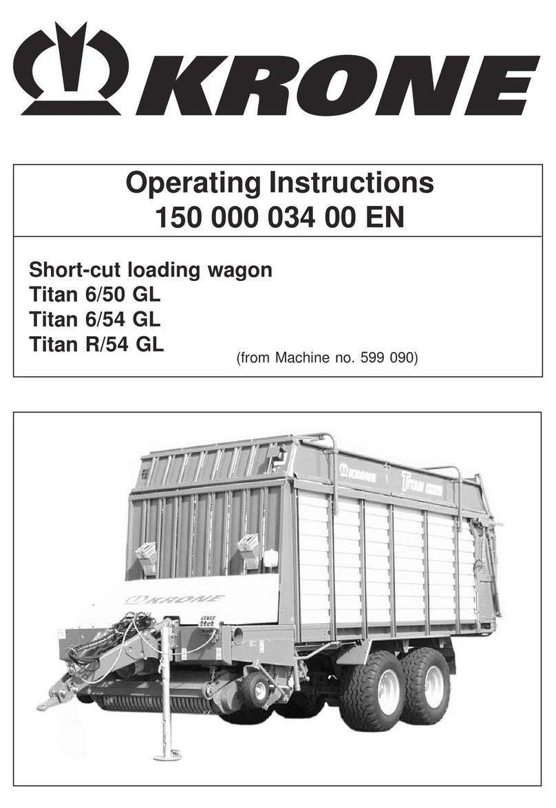 Krone Titan 6/50 GL operating instructions