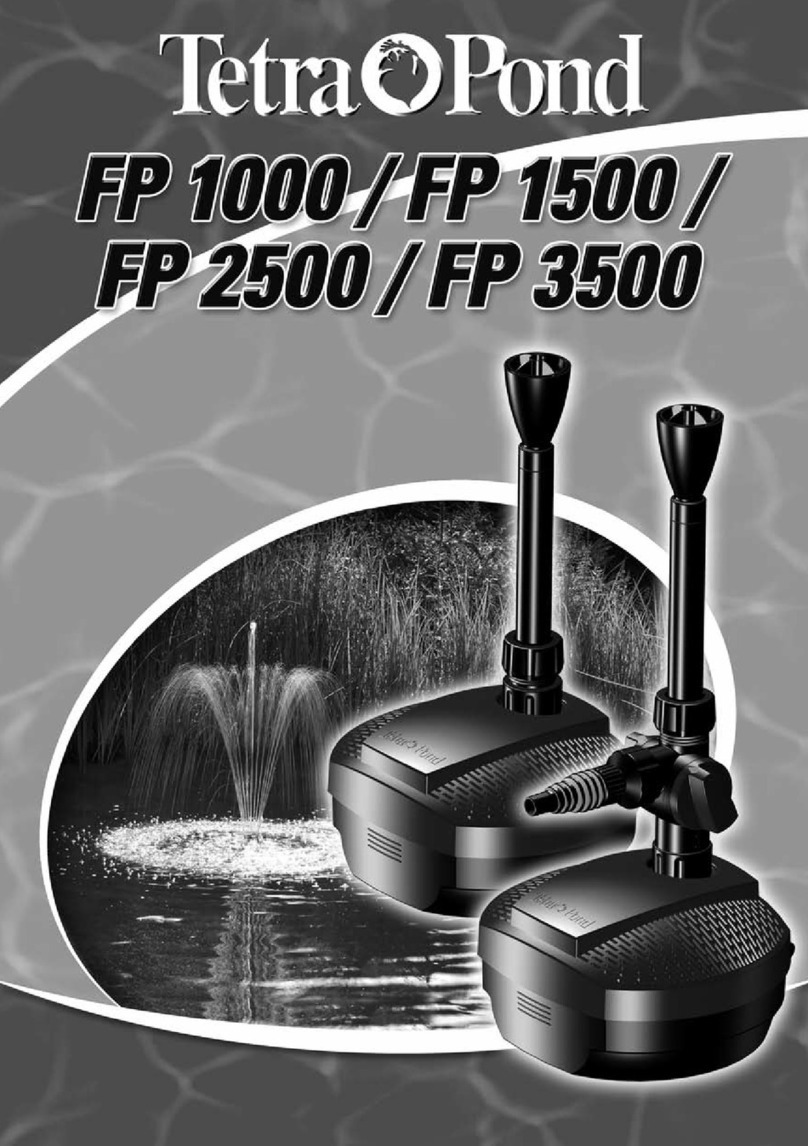 Tetratec FR 1500 operating instructions