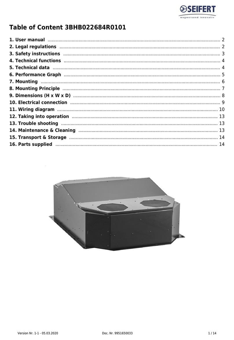 Seifert 3BHB022684R0101 user manual