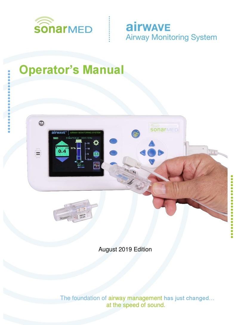 SonarMed AirWave Operator's manual