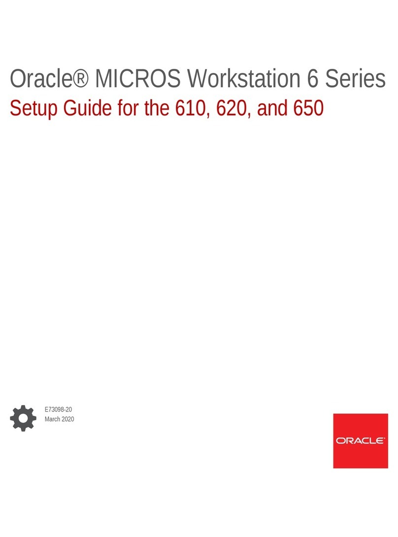 Oracle MICROS Workstation 6 Series Setup guide