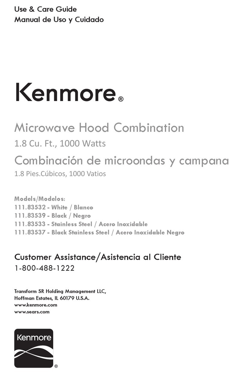 Kenmore 111.83532 Use & care guide