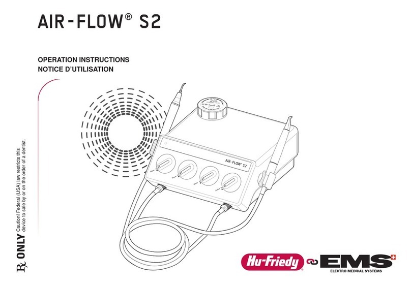 Hu-Friedy EMS Air-Flow S2 Operation instructions