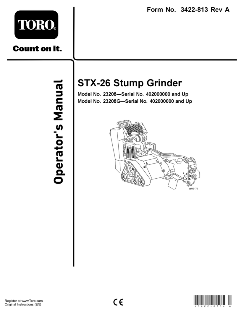 Toro STX-26 User manual