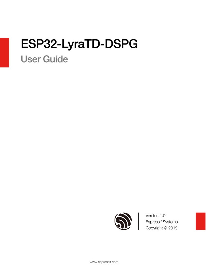 Espressif Systems ESP32-LyraTD-DSPG user guide
