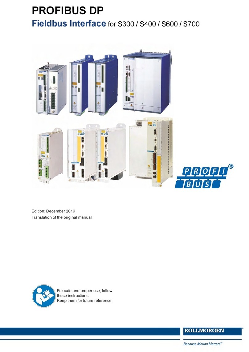 Kollmorgen SERVOSTAR S300 Translation of the original manual
