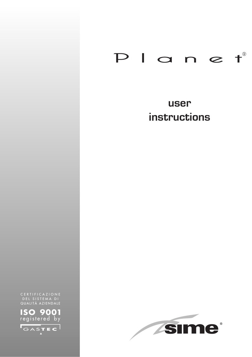 Sime Planet Series User manual