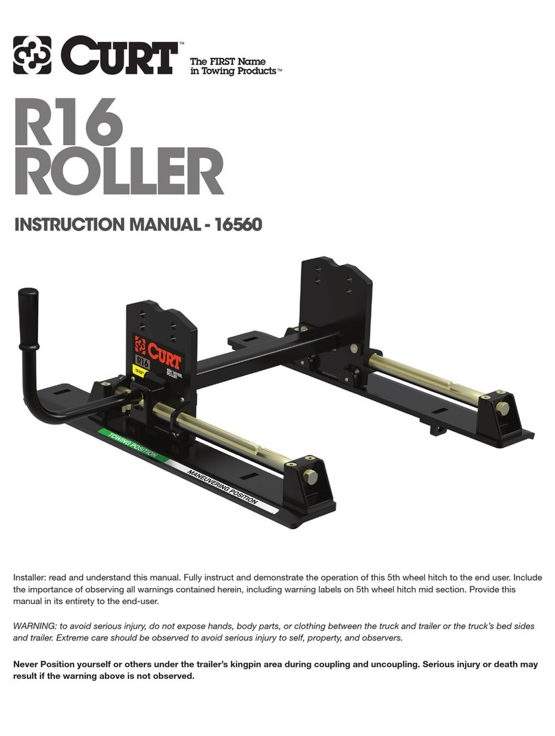 Curt Manufacturing R16 instruction manual Curt Manufacturing R16 instruction manual