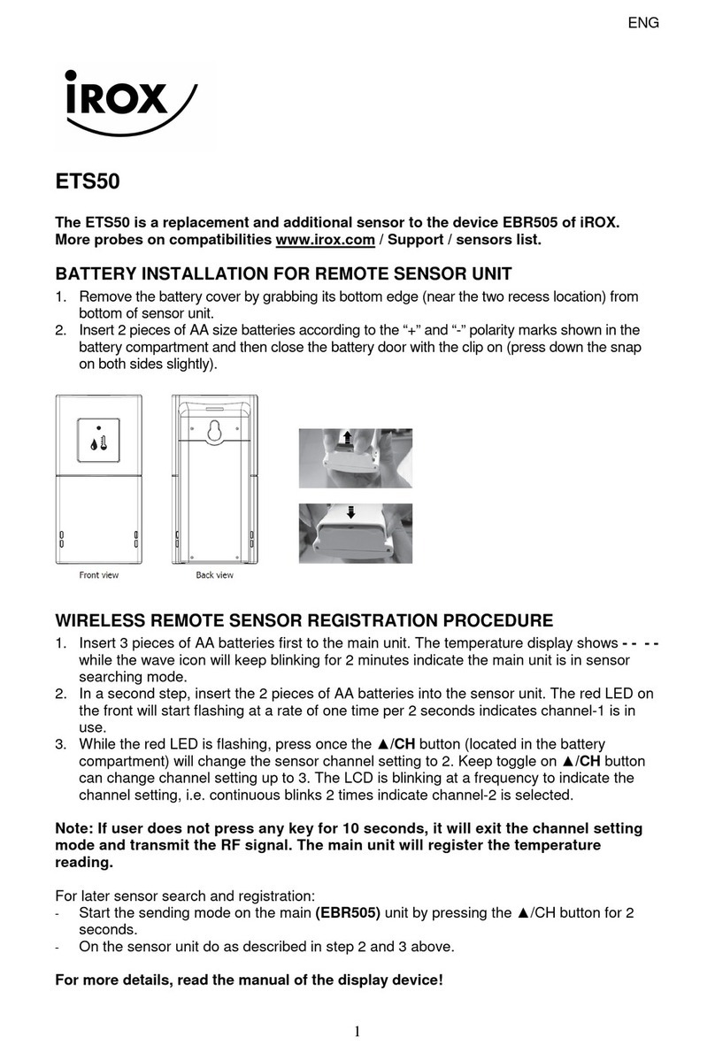 IROX ETS50 manual