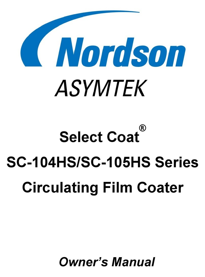 Asymtek Nordson Select Coat SC-100 Series owner's manual