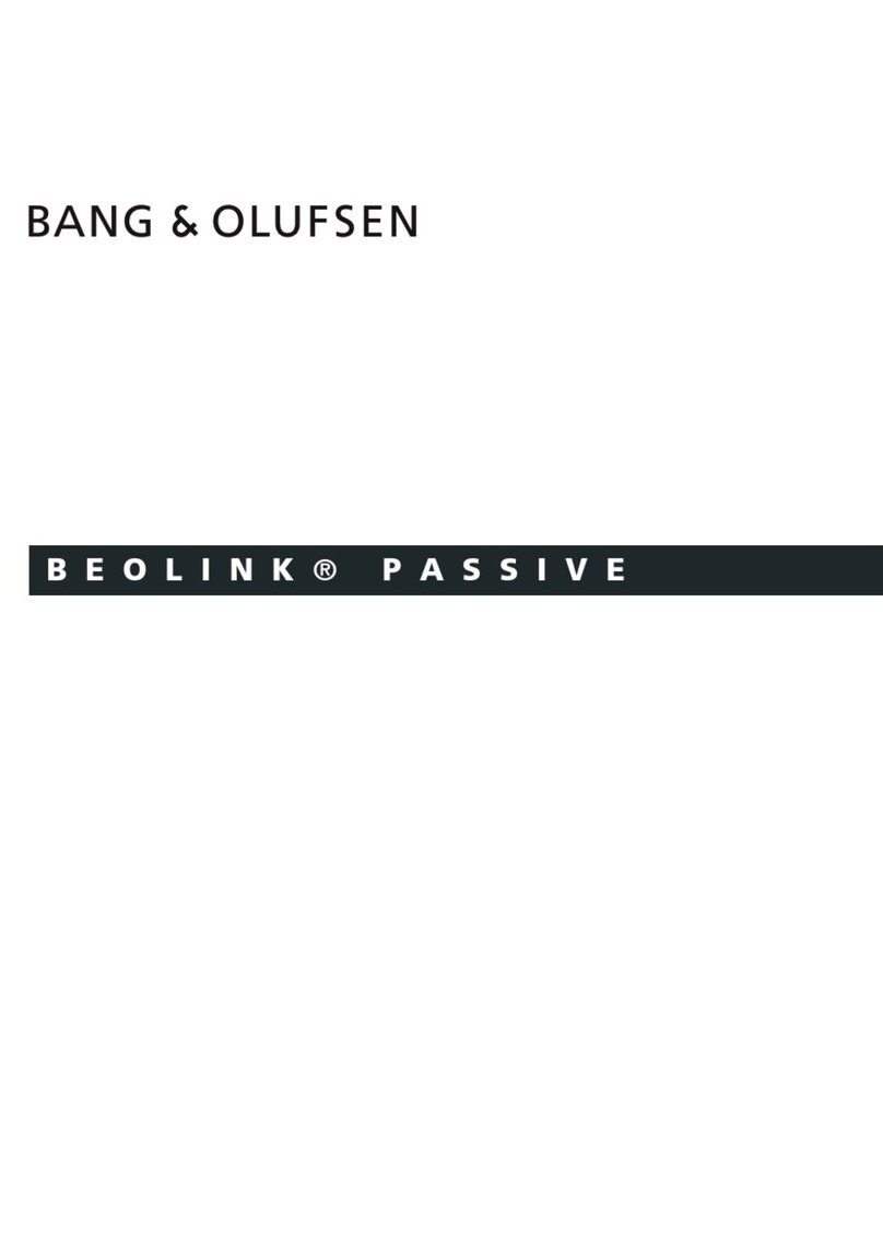Bang & Olufsen BeoLink Passive manual