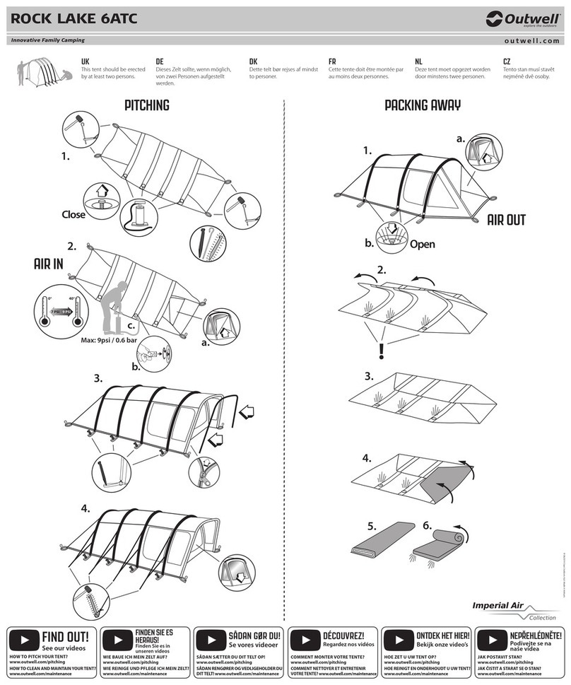 Outwell Rock Lake 6ATC manual
