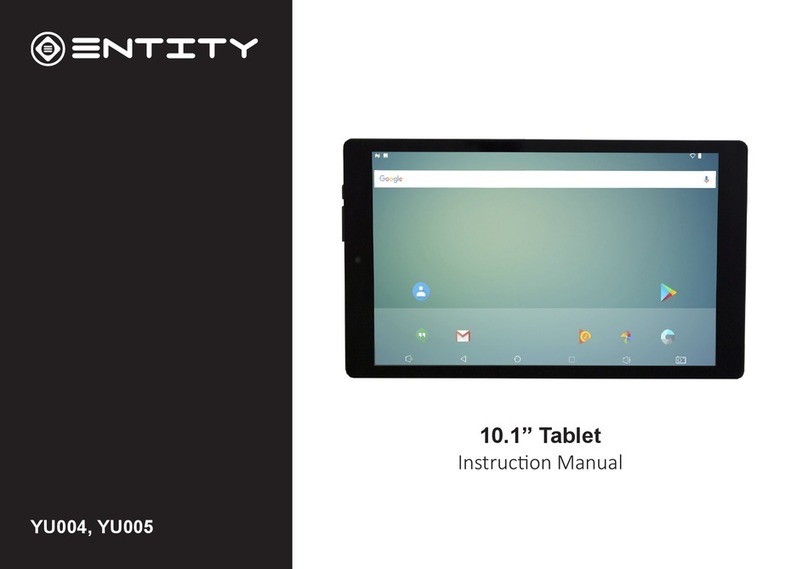 Entity YU004 instruction manual