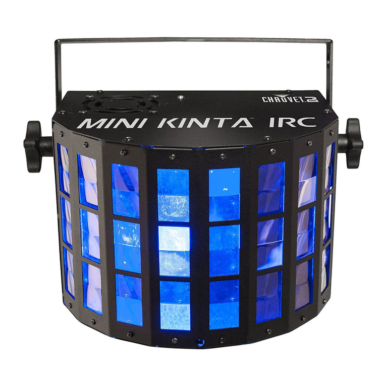 Chauvet Mini Kinta Quick reference guide