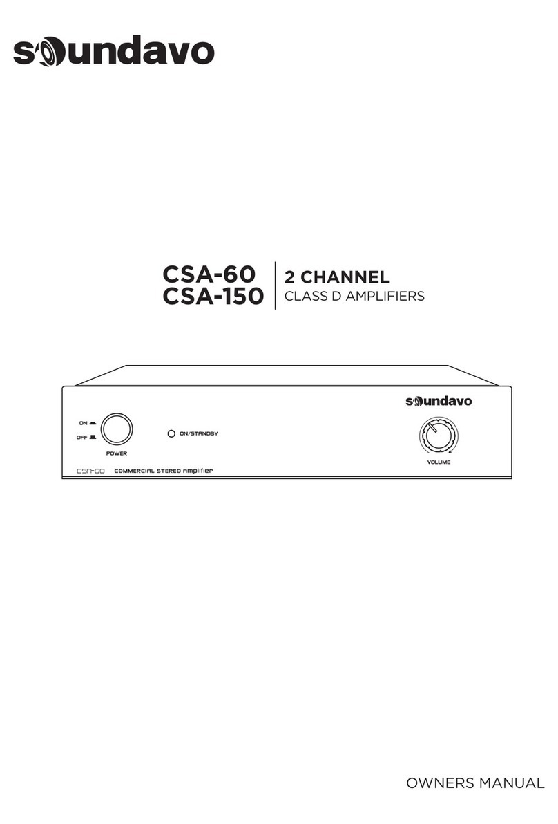 Soundavo CSA-60 owner's manual