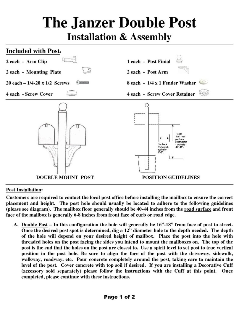 Gaines Janzer Double Post Installation & Assembly