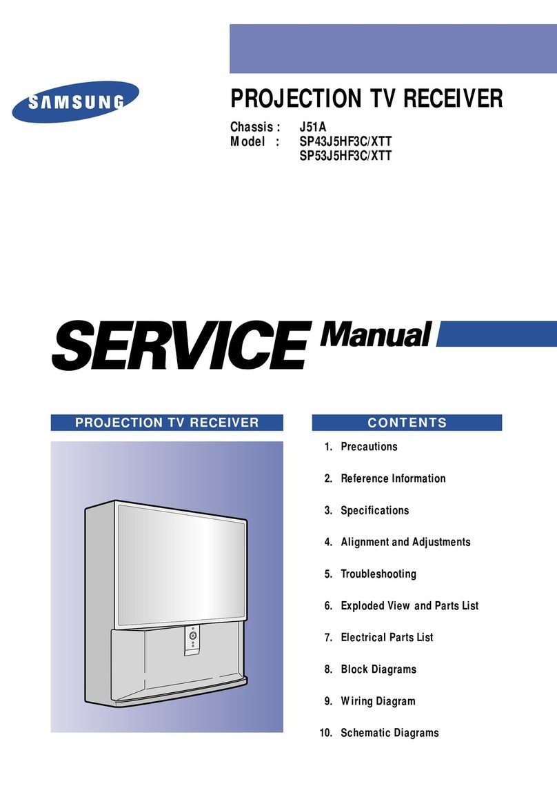 Samsung SP43J5HF3C/XTT User manual