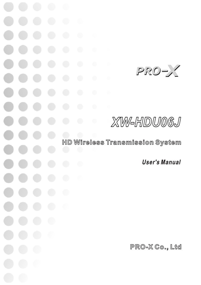 ProX XW-HDU06J user manual