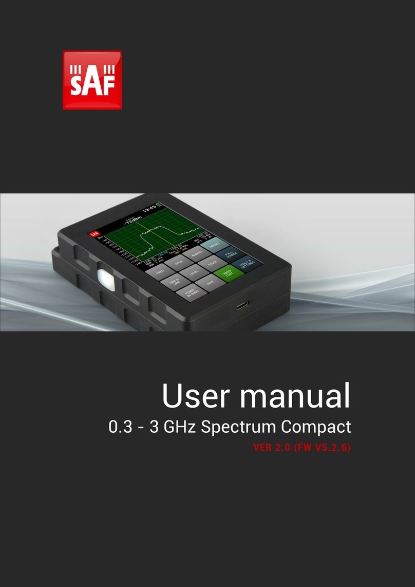SAF 0.3-3 GHz Spectrum Compact User manual
