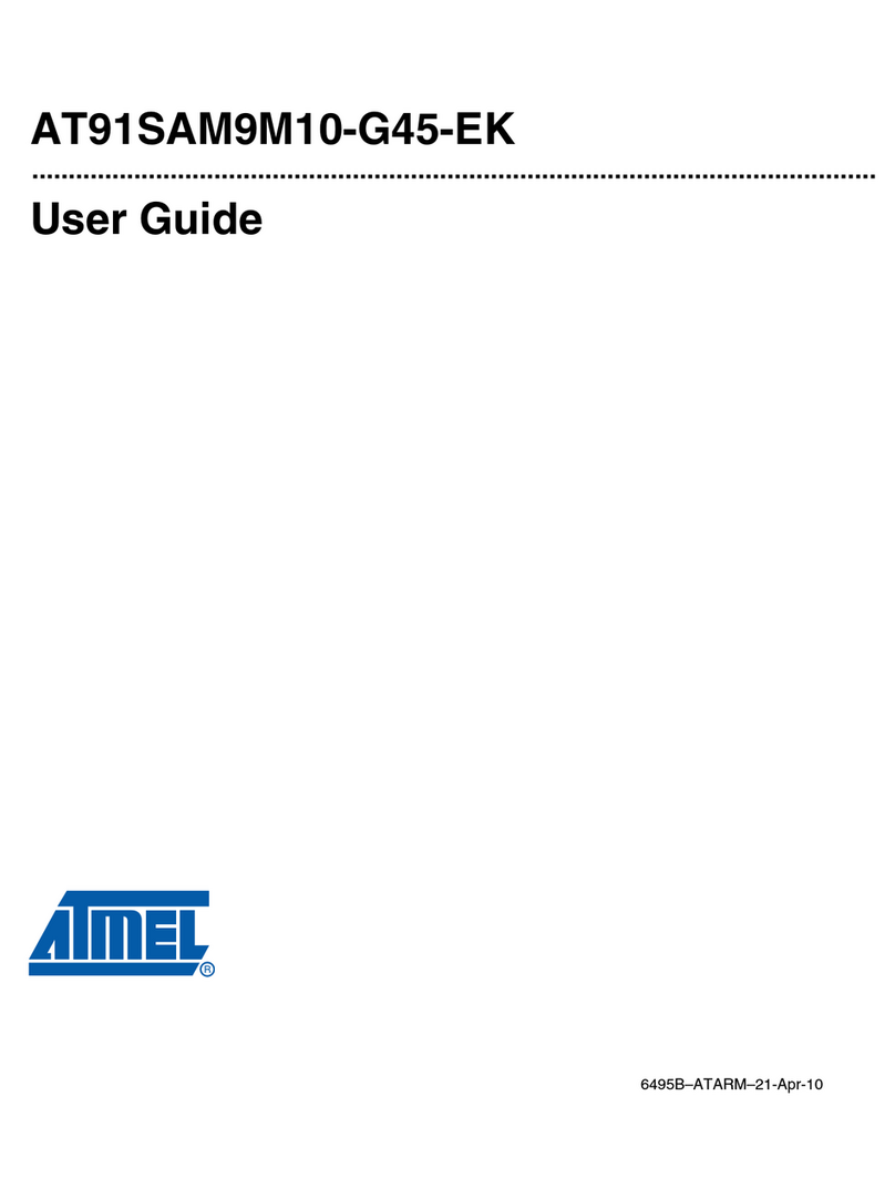 Atmel AT91SAM9M10-G45-EK User manual