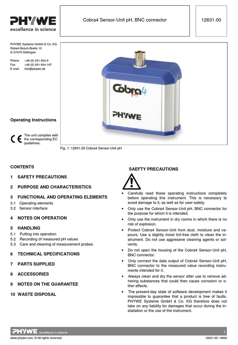 PHYWE Cobra4 User manual