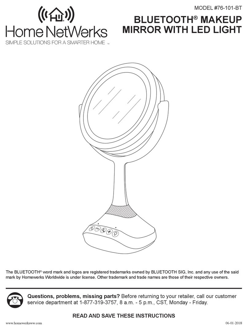 HOME NETWERKS 76-101-BT user manual