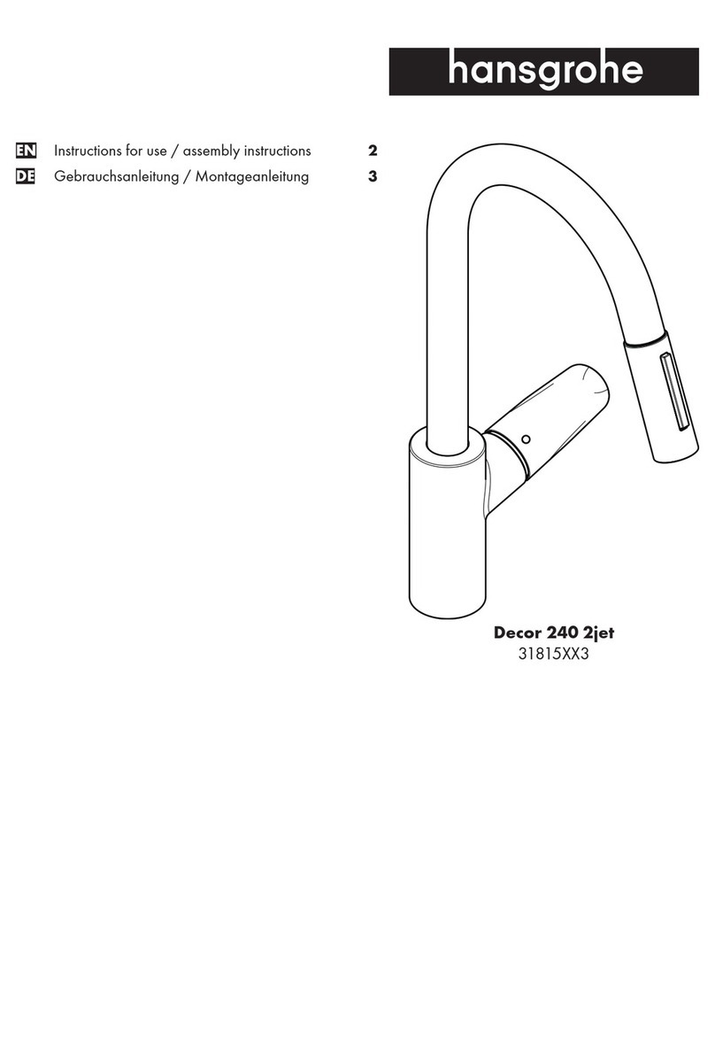 Hans Grohe Decor 240 2jet 31815 3 Series Manual Hans Grohe Decor 240 2jet 31815 3 Series Manual