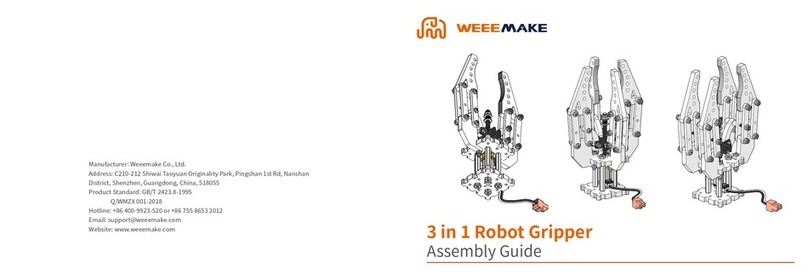 WEEEMAKE 3 in 1 Robot Gripper User manual