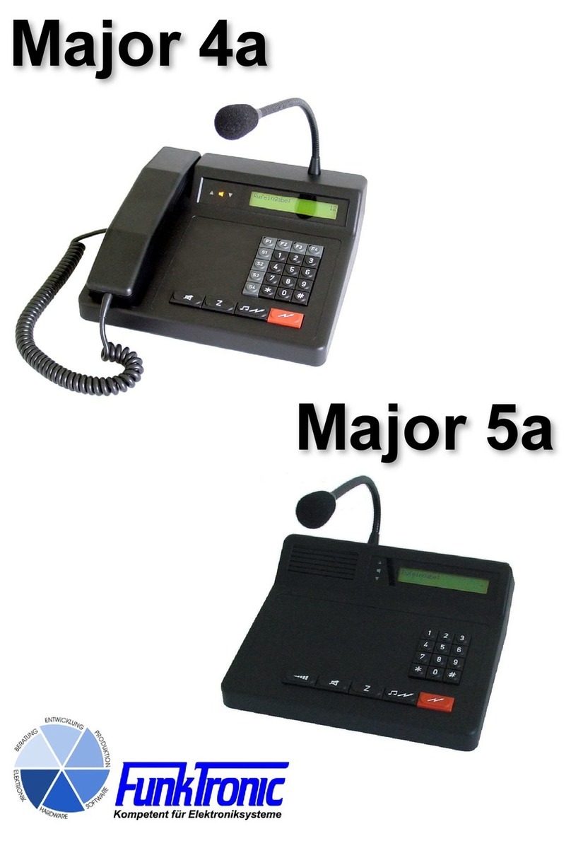 FunkTronic Major 4a User manual