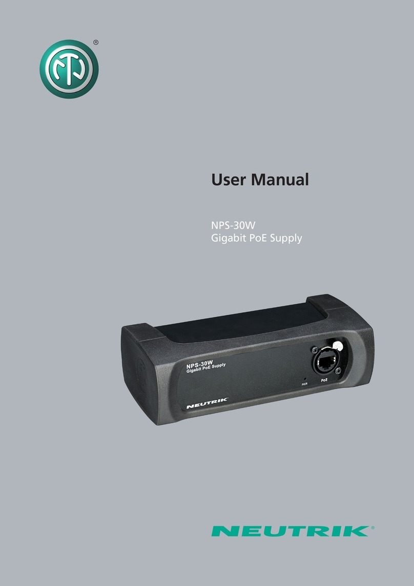 NEUTRIK NPS-30W user manual