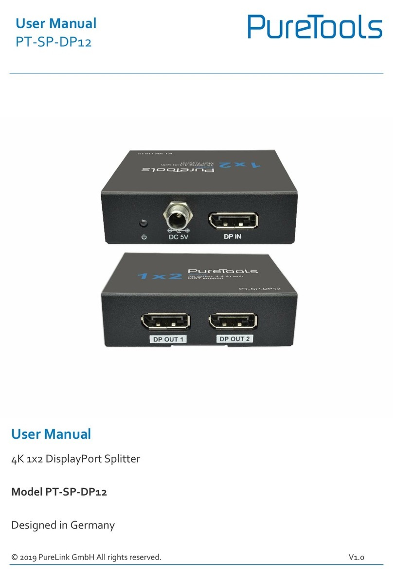 PureTools PT-SP-DP12 user manual