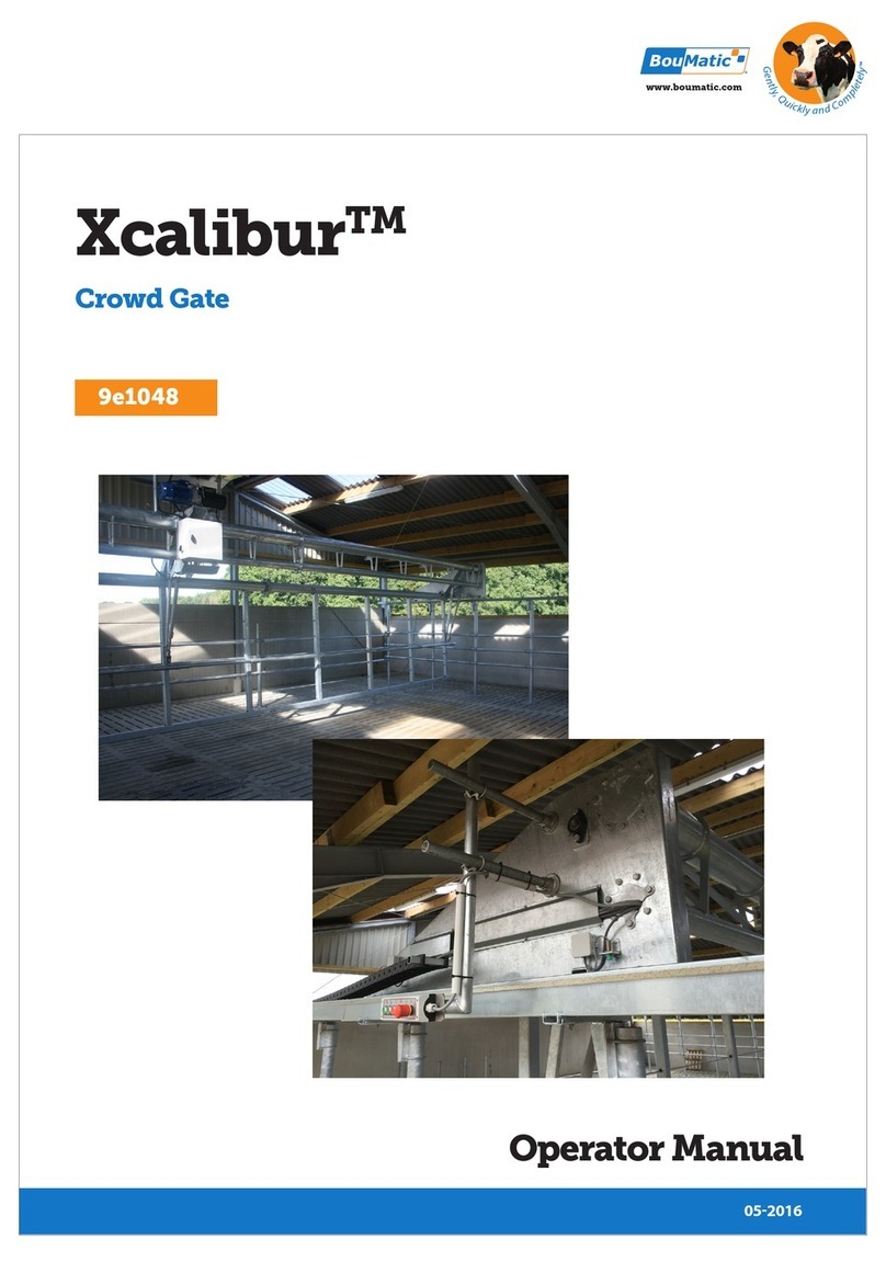 Boumatic Xcalibur Operator's manual