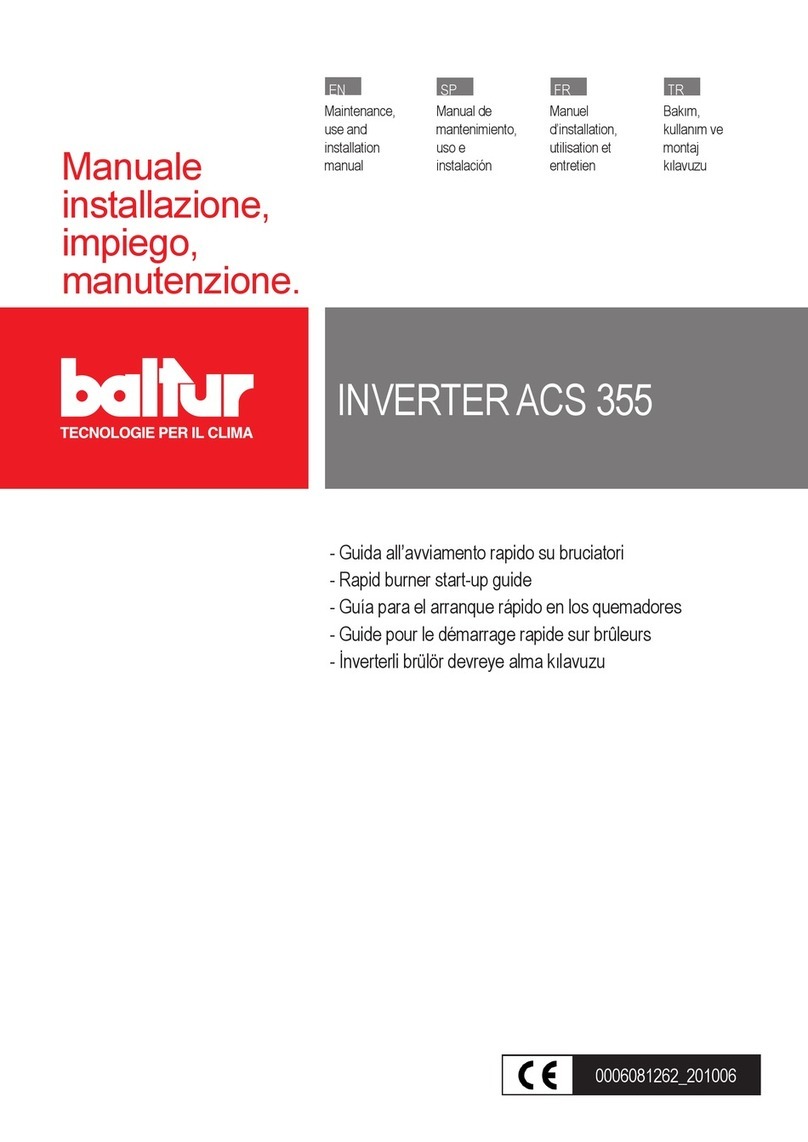 baltur ACS 355 User guide