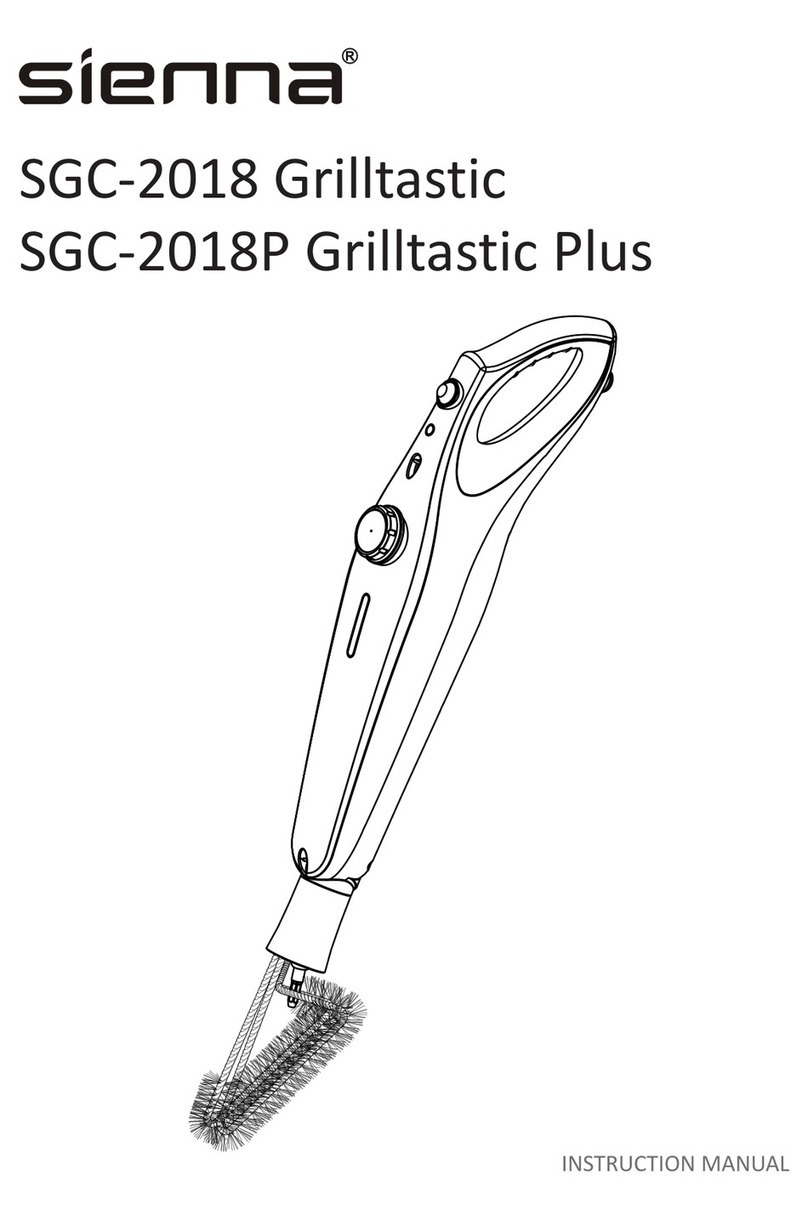 Sienna Grilltastic SGC-2018 instruction manual