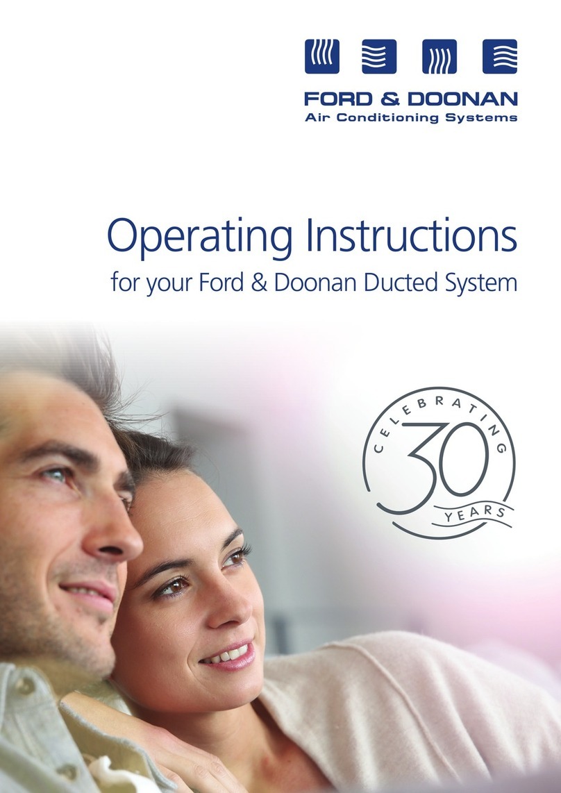 FORD & DOONAN iZone 400 operating instructions