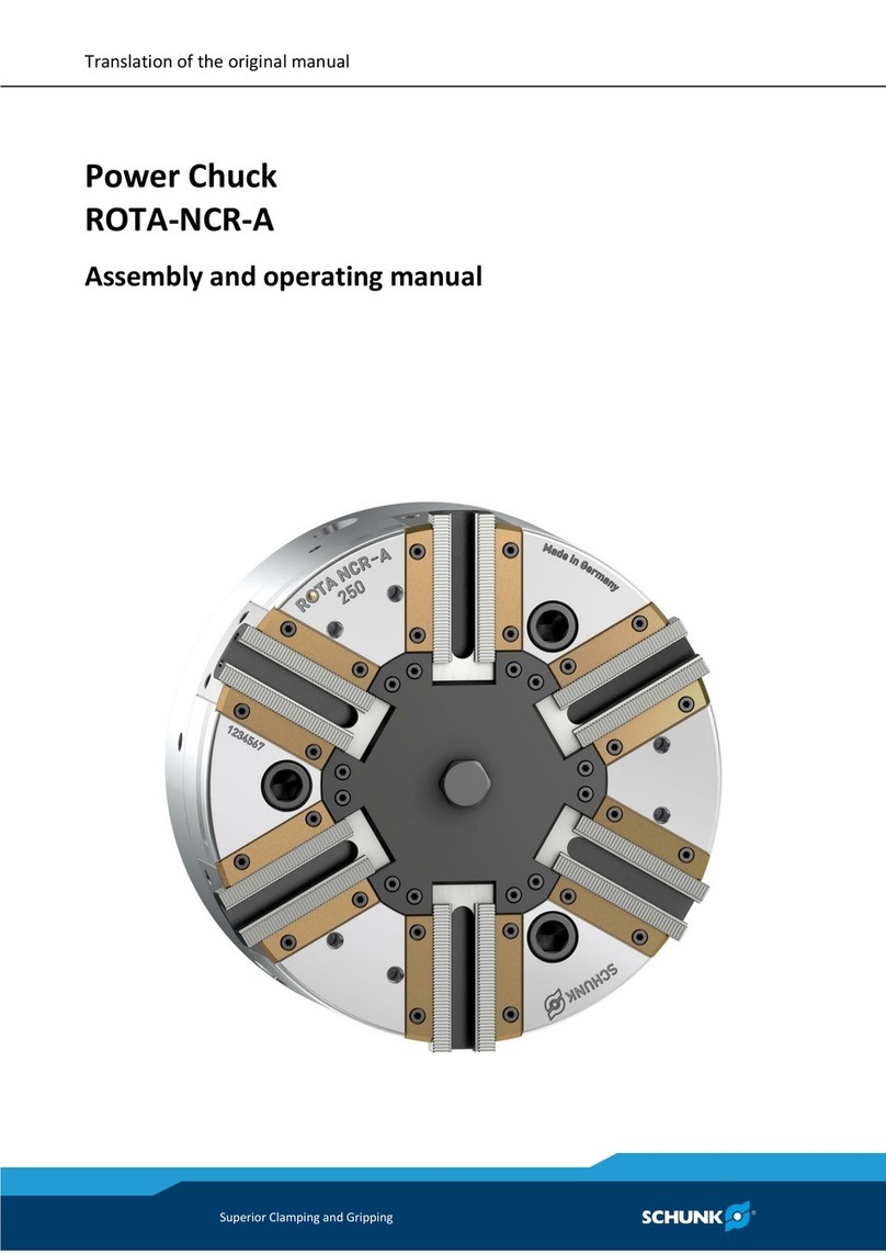 SCHUNK ROTA NCR-A 190 Assembly and operating manual