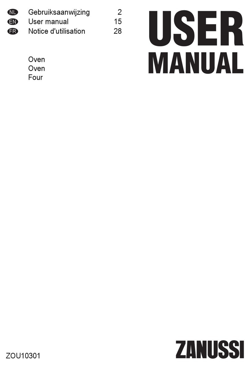 Zanussi ZOU10301 user manual