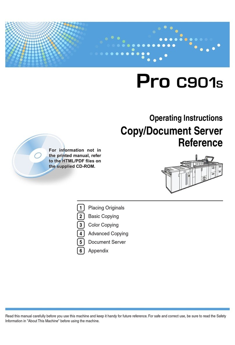 Ricoh Pro C901S User manual