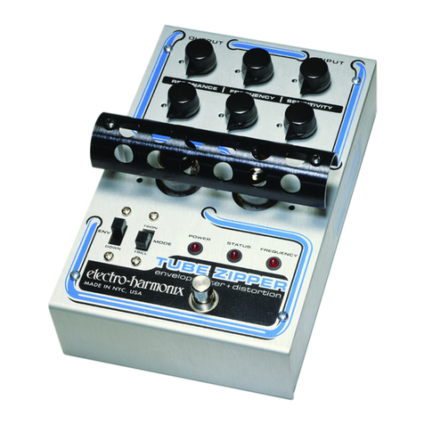 Electro-Harmonix TUBE ZIPPER User manual