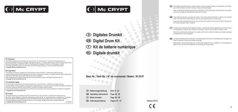 MC Crypt 30 39 97 operating instructions