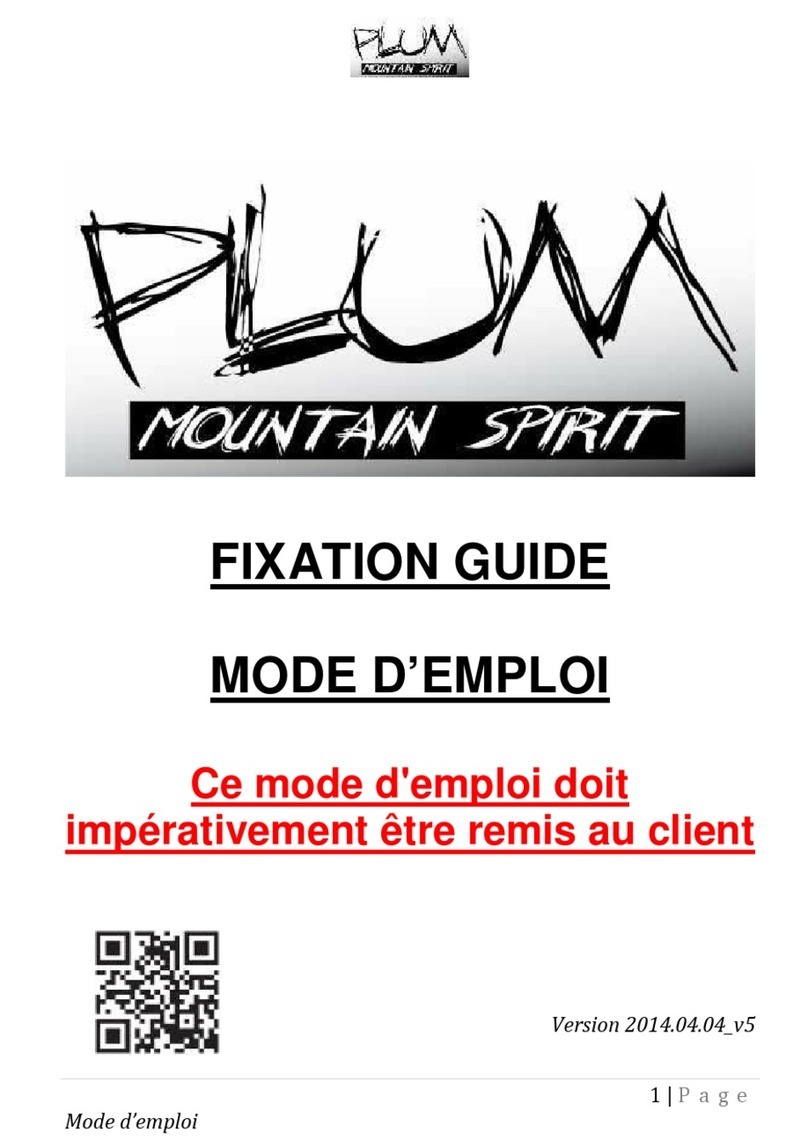 Plum Guide binding user manual