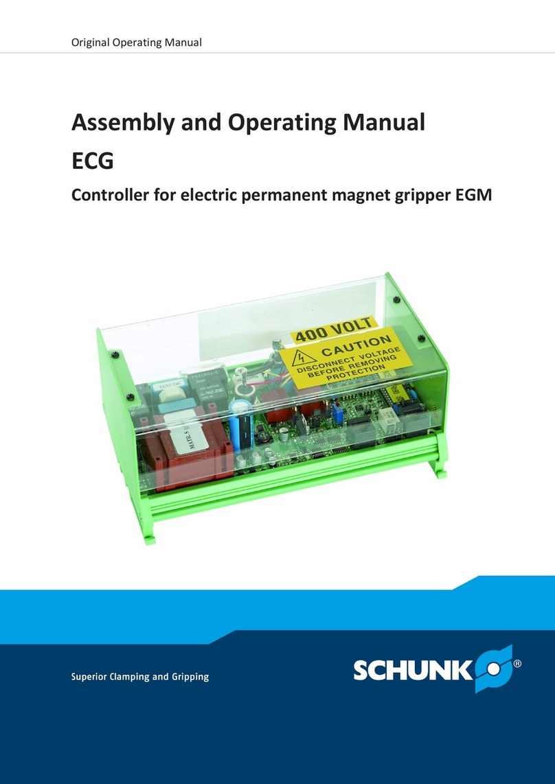 SCHUNK ECG Series User instructions
