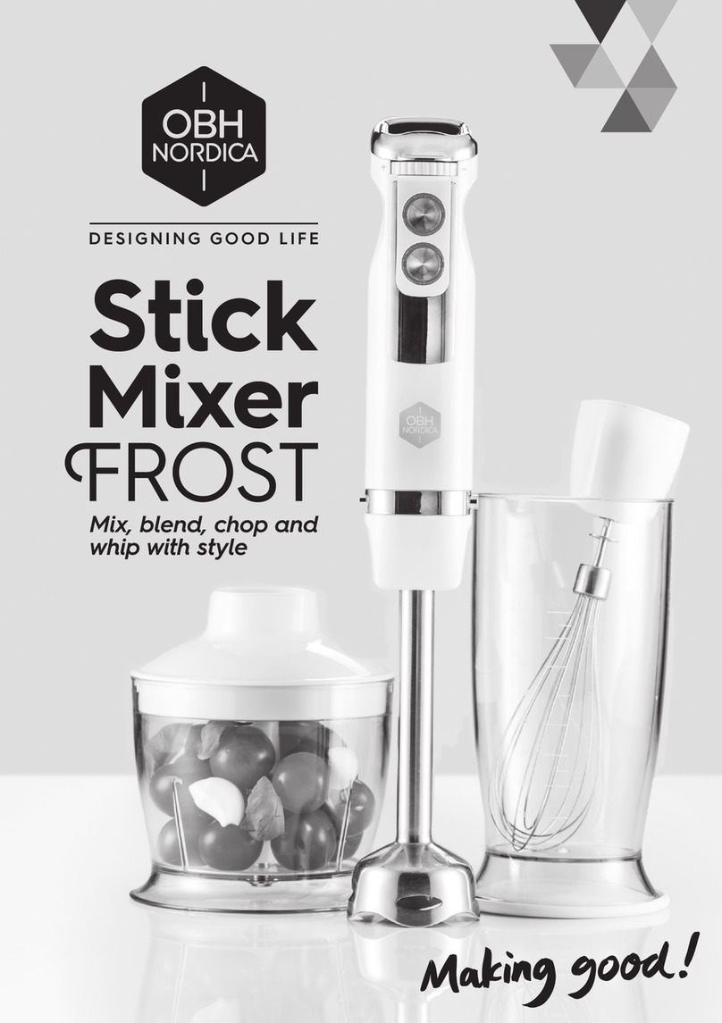 OBH Nordica Frost instruction manual