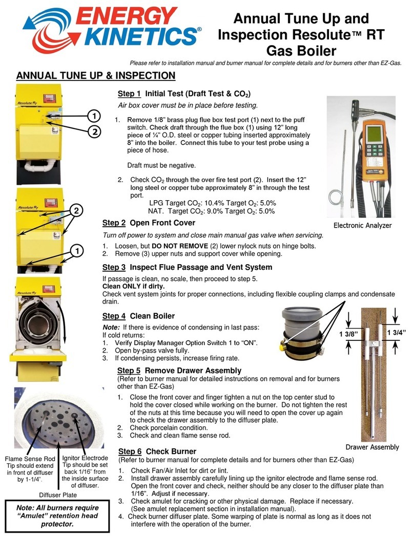 ENERGY KINETICS Resolute RT Installation instructions ENERGY KINETICS Resolute RT Installation instructions