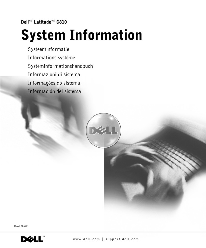 Dell Latitude C810 User guide